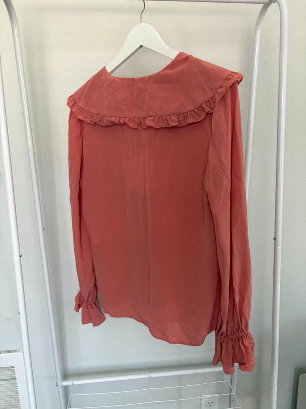 Chloé Ruffled Silk Blouse - Picture 2 of 3